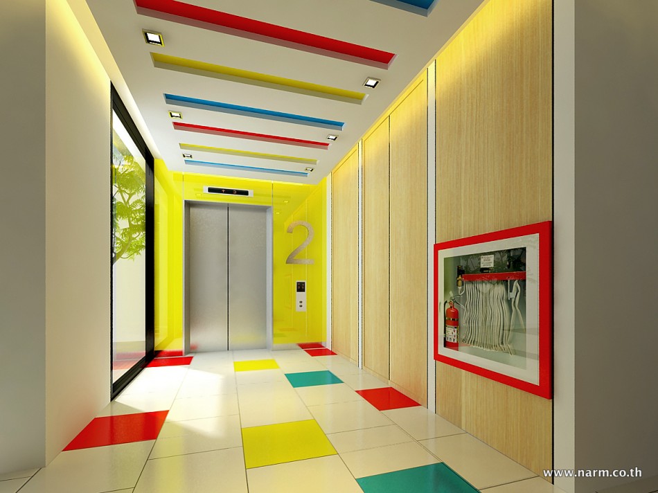 Chateau in town lift hall   01-12-10